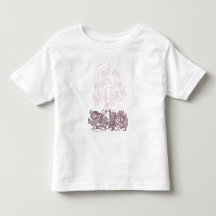 Camiseta Infantil Encontre-me Onde Vivem as Coisas Ferozes
