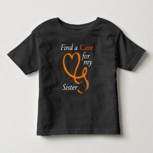 Camiseta Infantil Encontre uma Cura/Coração/Irmã...RSD/CRPS