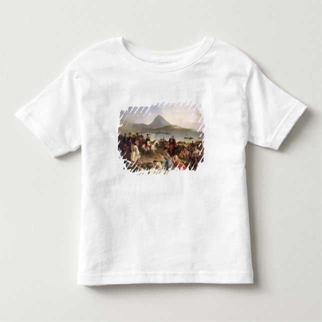Camiseta Infantil Encontro entre o general Nicolas Joseph Maison (Frente)