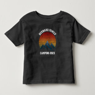 CAMISETA INFANTIL ENCONTRO FAMILIAR PERSONALIZADO ACAMPAMENTO VIAGEM