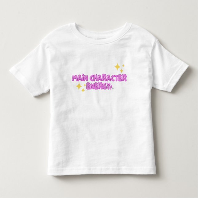 Camiseta Infantil Energia de Caráter Principal (Frente)