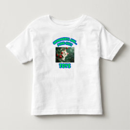 Camiseta Infantil Enfeites São Brinquedos Perfeitos para Gatos Natal
