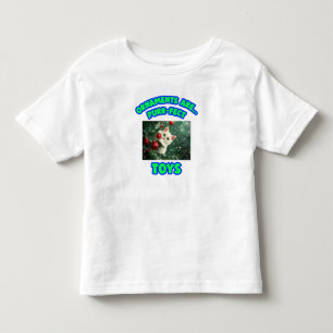 Camiseta Infantil Enfeites São Brinquedos Perfeitos para Gatos Natal