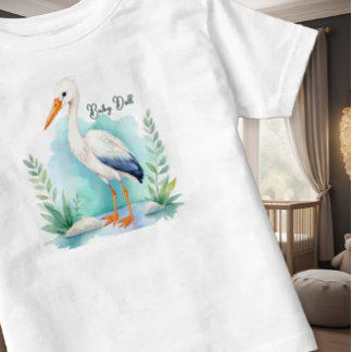Camiseta Infantil Enfermeiro de Stork personalizável set Baby Doll