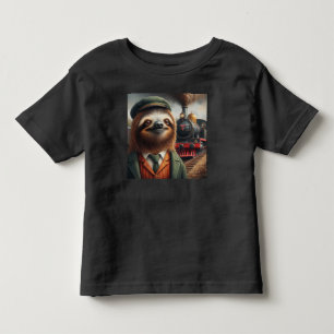 Camiseta Infantil Engenheiro do comboio