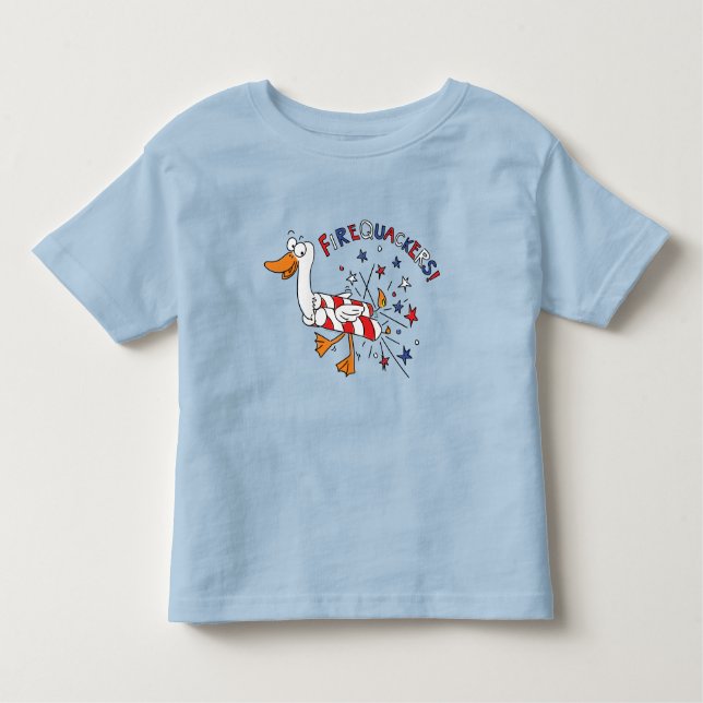 Camiseta Infantil Engraçado 4º de julho, Crianças Porco Cute (Frente)