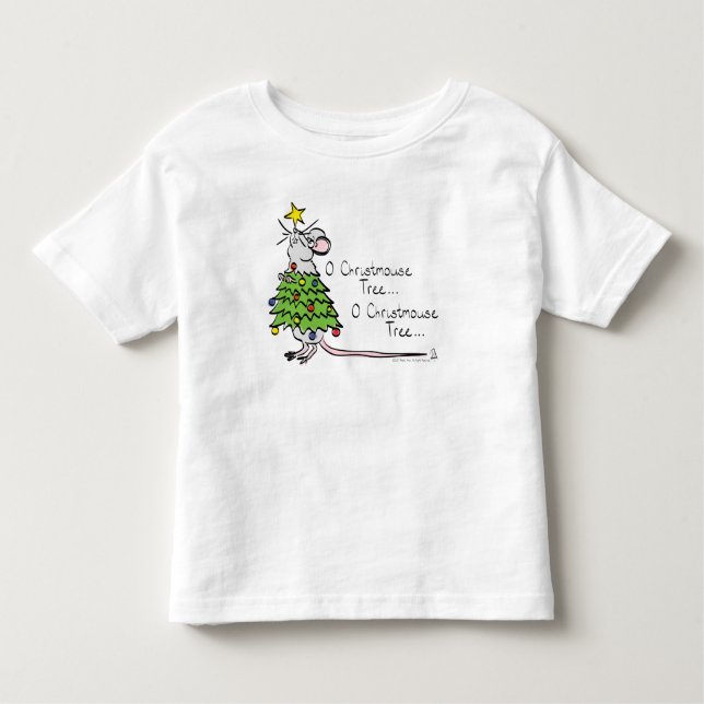 Camiseta Infantil Engraçado Cartografia de Árvore de Mouse Bonito de (Frente)