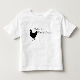 Camiseta Infantil Engraçado Chicken Humor: Que Pilha de Fuster?
