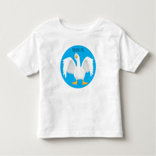 Camiseta Infantil Engraçado ilustração curiosa de desenho animado de
