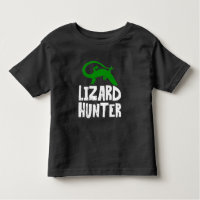 Engraçado Lizard Hunter Reptile amando o garoto
