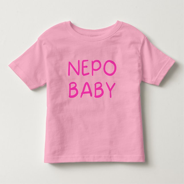 Camiseta Infantil Engraçado Nepo Baby Toddler T-shirt (Frente)