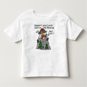 Camiseta Infantil Engraçado obtenha perdido