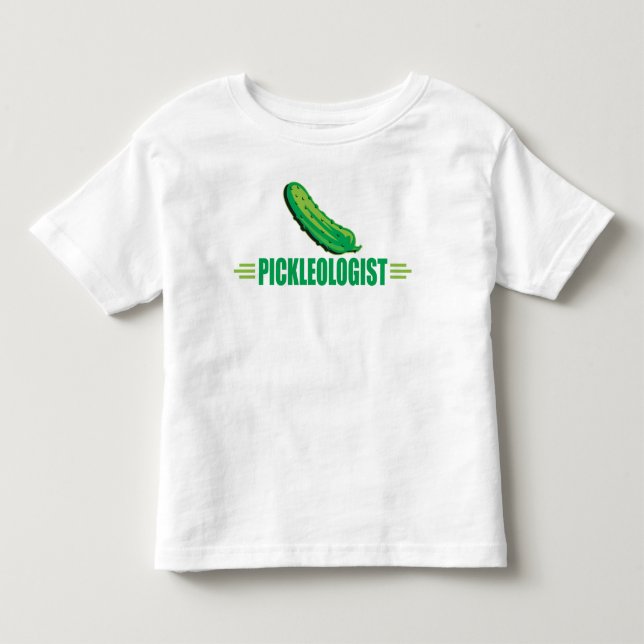 Camiseta Infantil Engraçado Pickleologista (Frente)