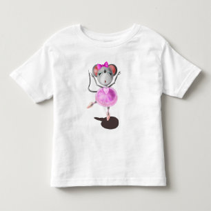 Camiseta Infantil Engraçado Toddler T-shirt Ballerina - Dança do Bal