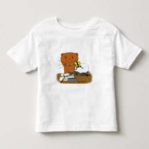 Camiseta Infantil Ensino domiciliar Oliver The Otter - A Borboleta