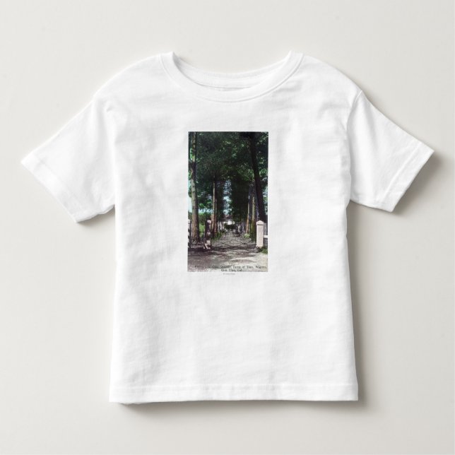 Camiseta Infantil Entrada à opinião de Theodore Wagner das casas (Frente)