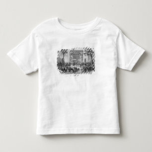 Camiseta Infantil Entrada "ao café grande Parisien", Paris
