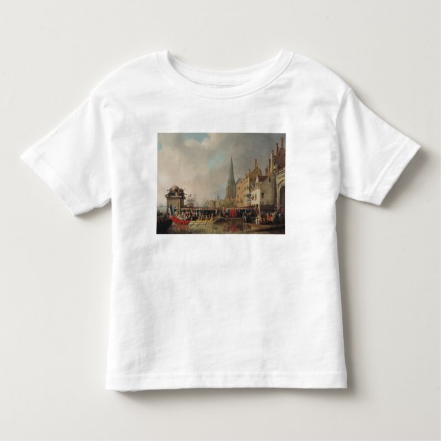 Camiseta Infantil Entrada de Bonaparte, como primeiramente o cônsul (Frente)