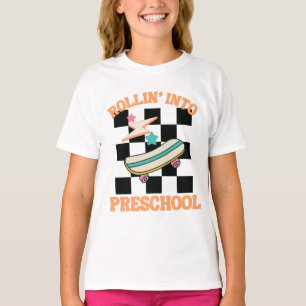 Camiseta Infantil Entrando na Pré-Escola Primeiro