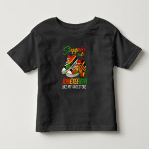 Camiseta Infantil Entrando no Juneteenth – Orgulho da Mulher Negra