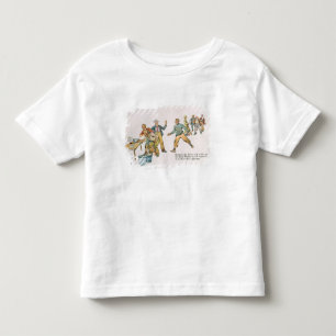 Camiseta Infantil Entre as horas de 7 e 8 A M.