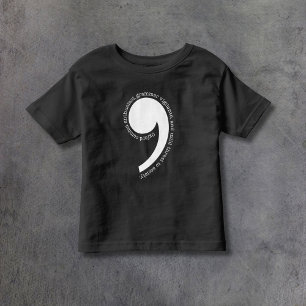 Camiseta Infantil Entusiasta do Oxford Comma