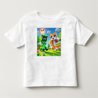 Camiseta Infantil "Epic Minecraft Inspirado em Toddler T-Shirt Cat a
