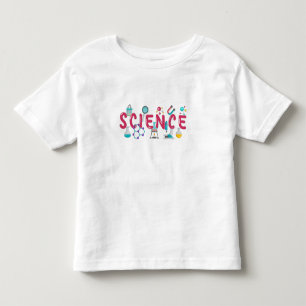 Camiseta Infantil Equipamento de laboratório de ciência