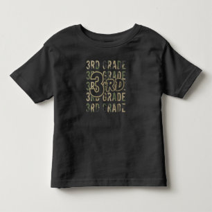 Camiseta Infantil Equipe Camuflada 3ª Série Volta às Aulas Professor