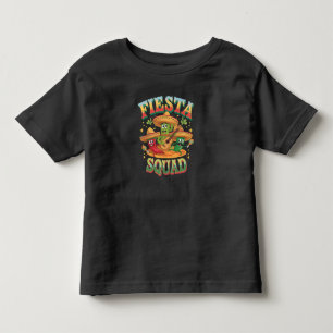 Camiseta Infantil Equipe de Festa Divertida Festa Mexicana Cinco De