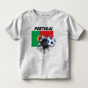 Camiseta Infantil Equipe de futebol do Futebol em Portugal