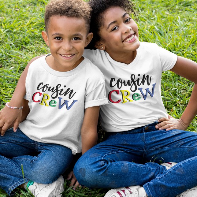 Camiseta Infantil Equipe de Primos (Criador carregado)