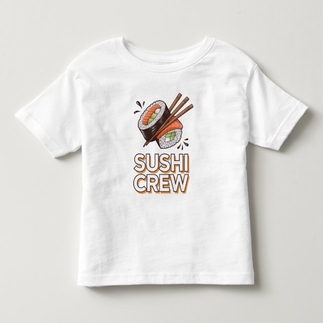 Camiseta Infantil Equipe de Sushi (Frente)