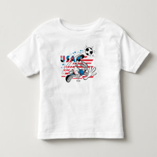 Camiseta Infantil Equipe EUA de Futebol Gráfico do BUGS BUNNY™