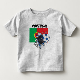 Camiseta Infantil Equipe Portuguesa de Futebol Futebol