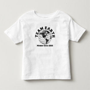 Camiseta Infantil Equipe Terra Membro desde 2019 Crianças Tee