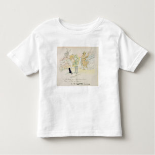 Camiseta Infantil 'Era Abadie que fez o Sacre-Coeur, mas deus m