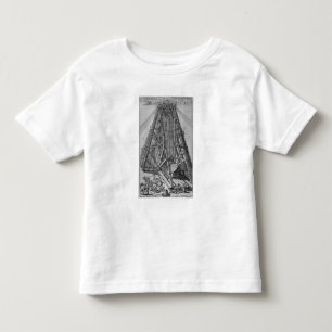 Camiseta Infantil Erigindo o Obelisk egípcio antigo