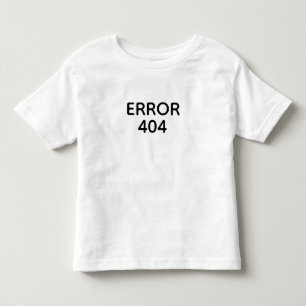 CAMISETA INFANTIL ERRO 404