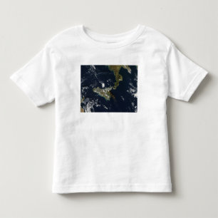 Camiseta Infantil Erupção de Mt Etna em Sicília