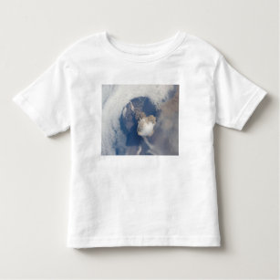 Camiseta Infantil Erupção do vulcão Sarychev 2