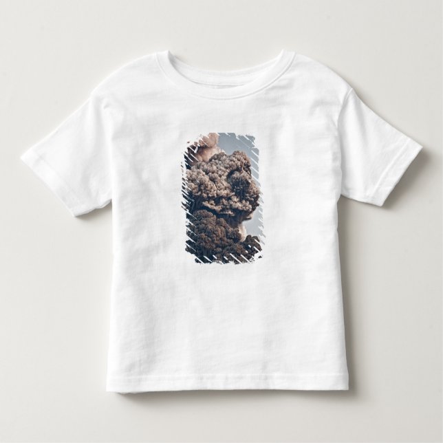 Camiseta Infantil Erupção vulcânica de Eyjafjalljokull (Frente)