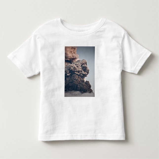 Camiseta Infantil Erupção vulcânica de Eyjafjalljokull (Frente)