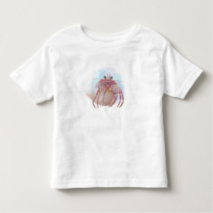 Camiseta Infantil Esboço de caranguejo-eremita-bonito