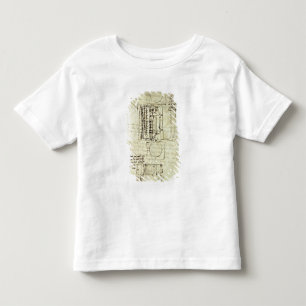Camiseta Infantil Esboço do poço de carcaça para o cavalo de Sfor