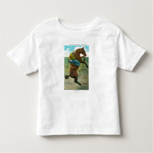 Camiseta Infantil Escalando as escadas douradas no rodeio anual