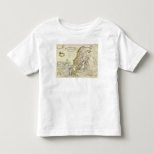 Camiseta Infantil Escandinávia e Polônia, igreja
