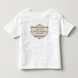 Camiseta Infantil Escudo Salmo 23:1 da Bíblia