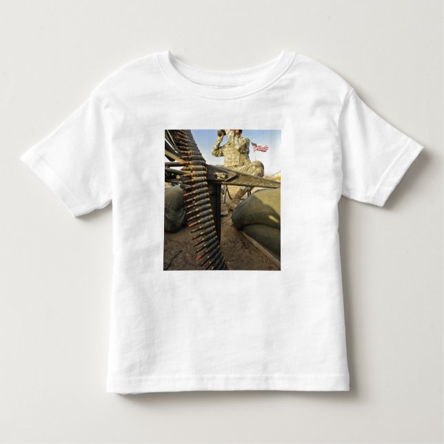 Camiseta Infantil escutas de soldados para atividade inimiga (Frente)