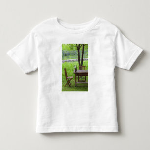 Camiseta Infantil ESLOVÊNIA, PRIMORSKA, Spodnja Idrija: Mesa em